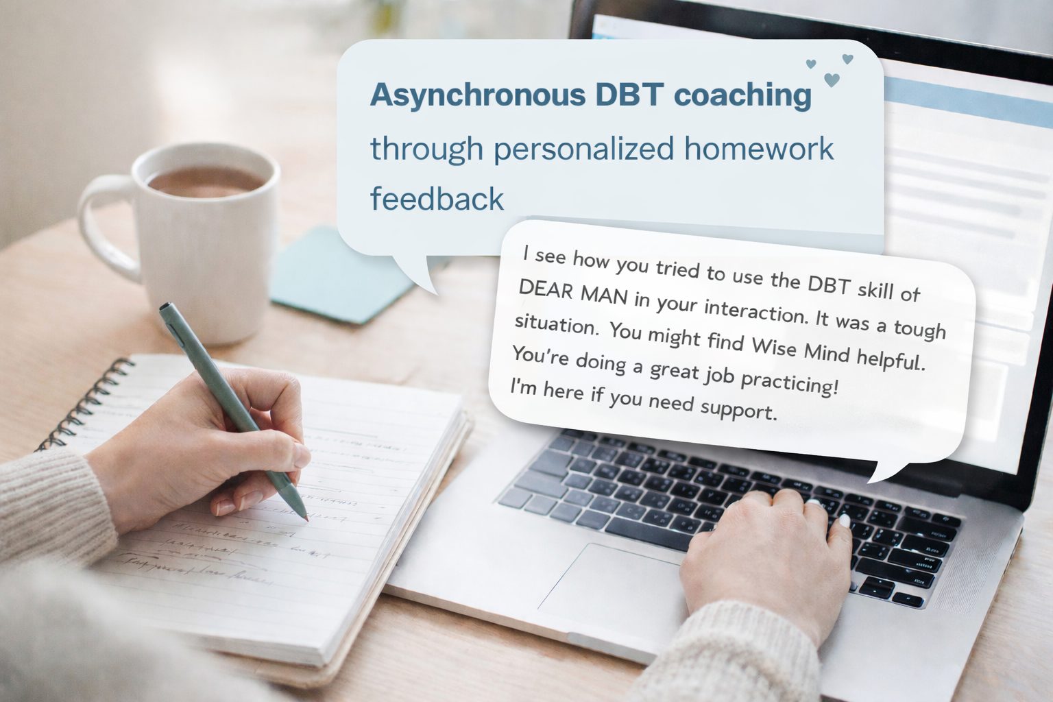Asynchronous Homework Asynchronous DBT Coaching | How DBT Path Coaching Works